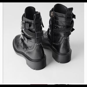Zara studded ankle boot